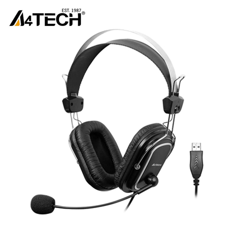 A4 tech HU-50 Comfort Fit Stereo USB Headset with mic PC/PS4/GAMING