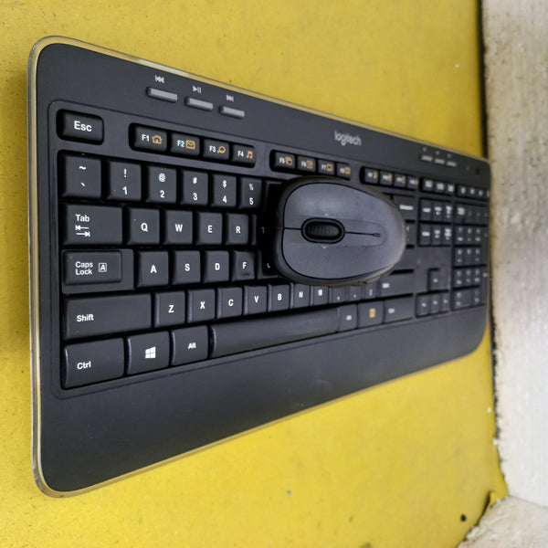 Wireless Logitech Keyboard and Mouse Combo with Dongle