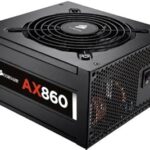 Corsair AX 860 860W Fully Modular Power Supply 80 Plus Platinum Certified Quiet and Efficient PSU