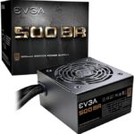 EVGA 500 BR 500W Power Supply 80 Plus Bronze Certified Reliable PSU with Quiet Fan