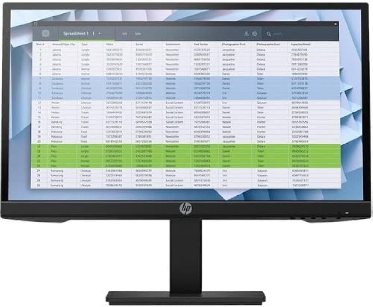 Dell P22H G4 22 Inch FHD Business Monitor Adjustable Stand & IPS Panel - Image 1