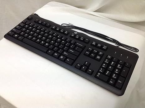 91VNCXg6TuL._AC_SX466_.jpg H.P KU-1156 USB Wired Windows Keyboard Classic For All Desktops / Laptops / PCs – Black - Image 1