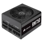 Corsair RM Series RPS0119 750W Power Supply 80 Plus Gold Certified Reliable PSU with Silent Operation