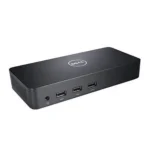 Dell D3100 USB 3.0 Ultra HD Triple Display Docking Station ? HDMI + Dual DisplayPort + Ethernet + Audio Ports, Supports Up to 4K Resolution, without Adopter
