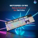MOTOSPEED CK103 RGB Backlit Mechanical Gaming Keyboard Compact Metal Base Wired Keyboard