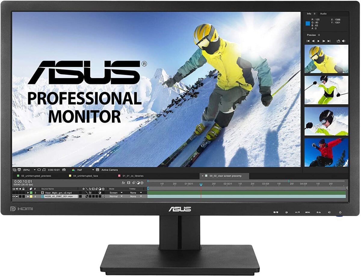 27 Inch Asus PB278Q IPS 2k Professional Moniotor 60HZ With All Ports and Speakers. - Image 1