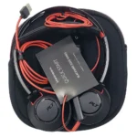 Plantronics C5220 Dual Ear Red Wire With Pouch Noise-Canceling Black USB with MIC - Image 3