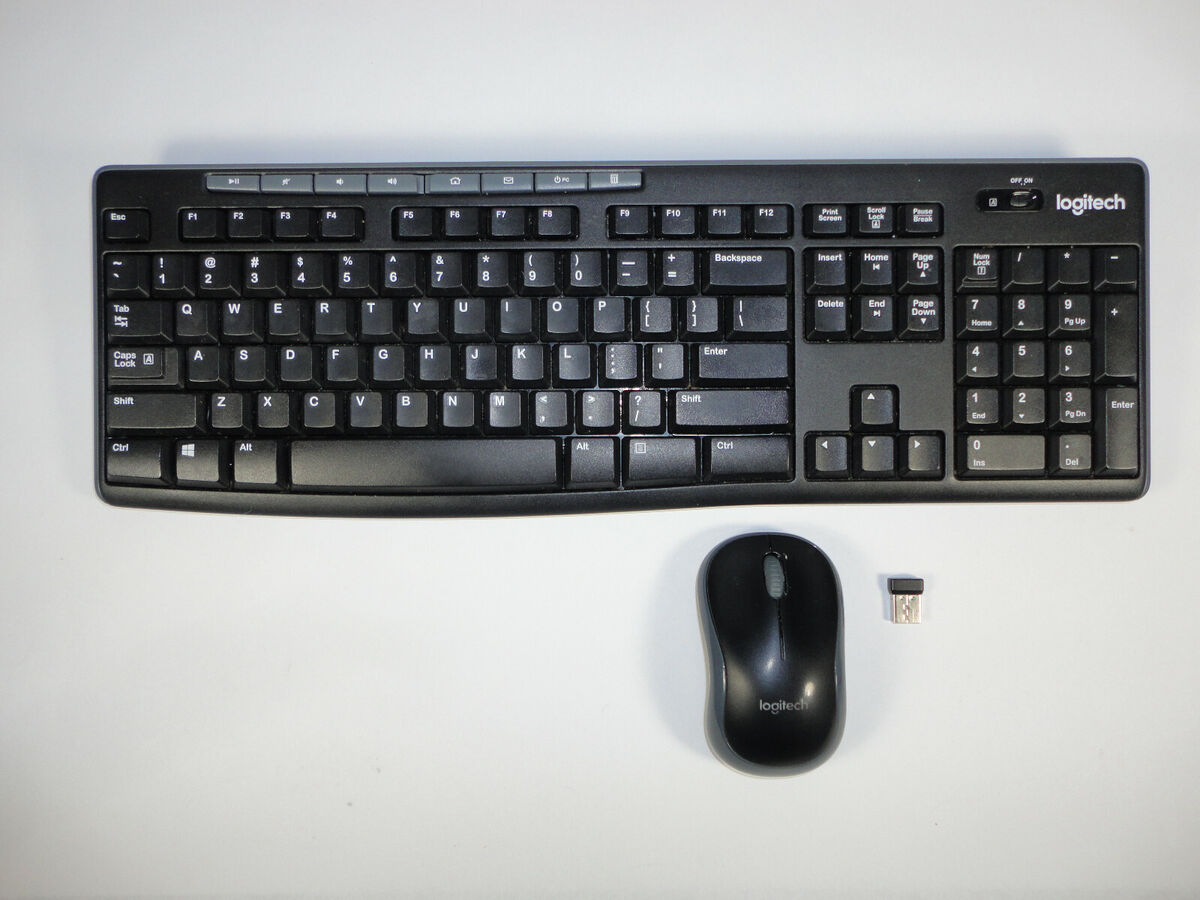 s-l1200-1-1.jpg Logitech Wireless Keyboard Mouse. - Image 1
