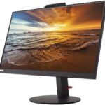 24" Inch Lenovo T24v-10 Full HD IPS Monitor 4 ms, HDMI + DisplayPort, Webcam, Dual Mics, Eye Comfort Certified