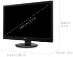 24-Inch ViewSonic VA2447MH Full HD LED Monitor,5 MS,HDMI + VGA, Flicker-Free, Blue Light Filter, 8 Bits, sRGB 110% - Image 3