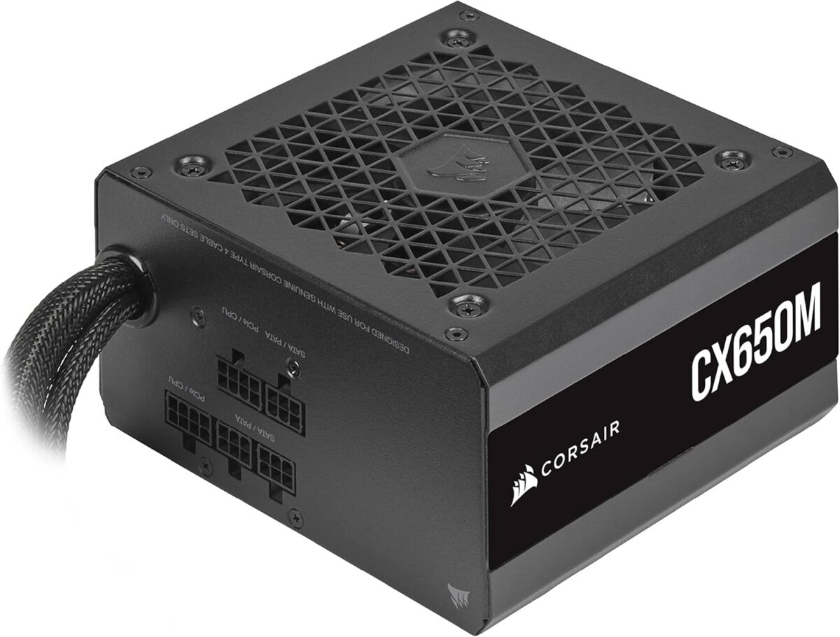 Corsair CX 650M 650W Semi-Modular Power Supply 80 Plus Bronze Certified Reliable and Easy Cable Management - Image 4