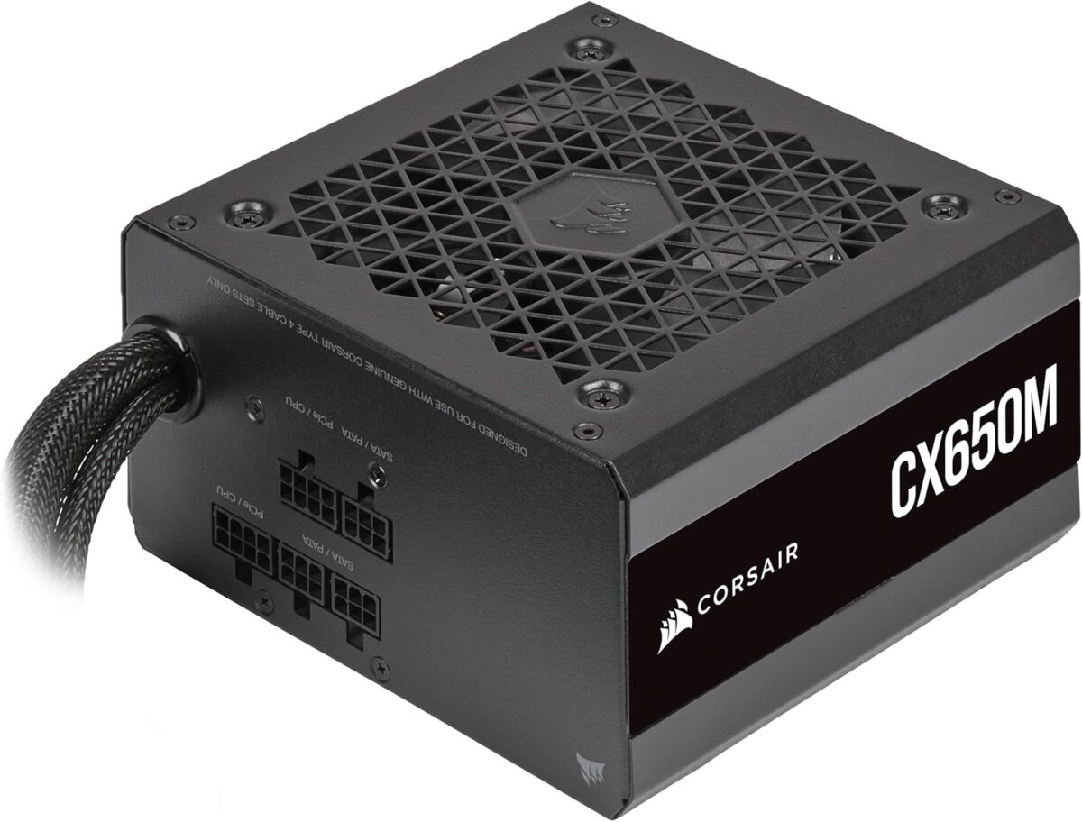 Corsair CX 650M 650W Semi-Modular Power Supply 80 Plus Bronze Certified Reliable and Easy Cable Management - Image 8