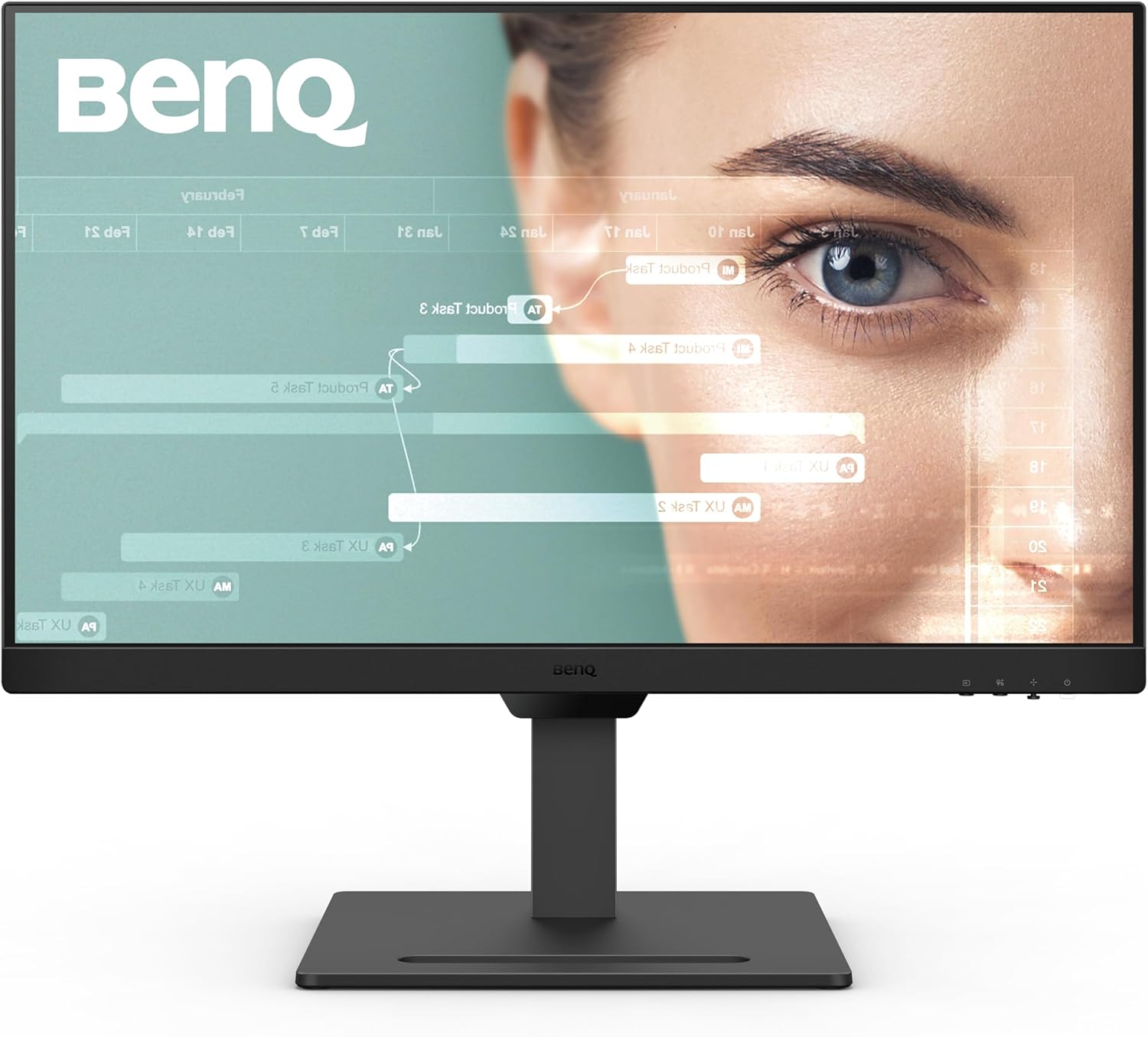 71rdu2tFMjL._AC_SL1500_.jpg 24" Inch BenQ GW2406-T Full HD IPS Monitor 60 Hz, 5 ms, HDMI, Slim Bezel, Eye-Care, Low Blue Light, Flicker-Free - Image 1