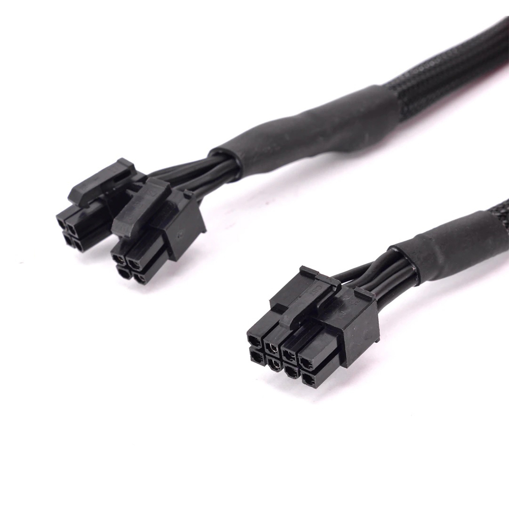 8-pin-CPU PSU CPU Modular Cable – 8-Pin to 4+4 – CPU motherboard power cable (supports 8-pin or split 4+4). - Image 1