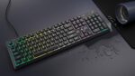 Corsair K55 RGB – Full-Size Membrane Keyboard, RGB Backlighting, IP42 Rated - Image 3