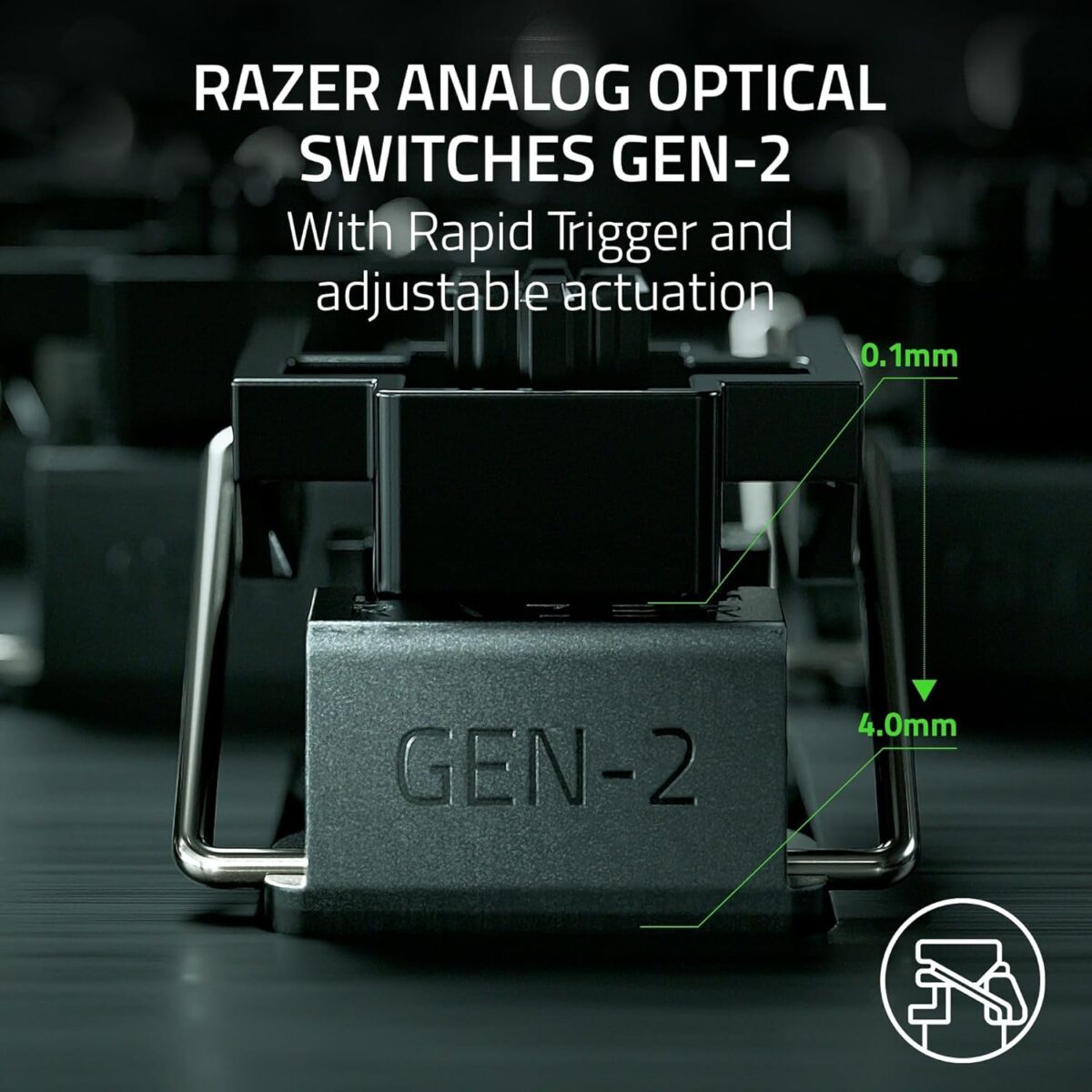 Razer Huntsman – Full-Size Optical Mechanical Keyboard, Razer Optical Switches, RGB - Image 3