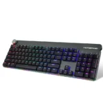 Motospeed GK81 Wireless Rechargeable Mechanical Keyboard – Ultra Thin, 104 Keys, USB/Type-C